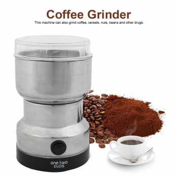 Penggiling Kopi Electric Coffee Grinder 150W / Penggiling Kopi Elektrik Serbaguna 150W stainless steel  Tahan Karat Awet Bagus / Alat Penggiling Mesin Penggiling Kopi Dan Bumbu Dapur Elektrik  / Alat Blender Gilingan Kopi Dan Bumbu Dapur Listrik Elektirk