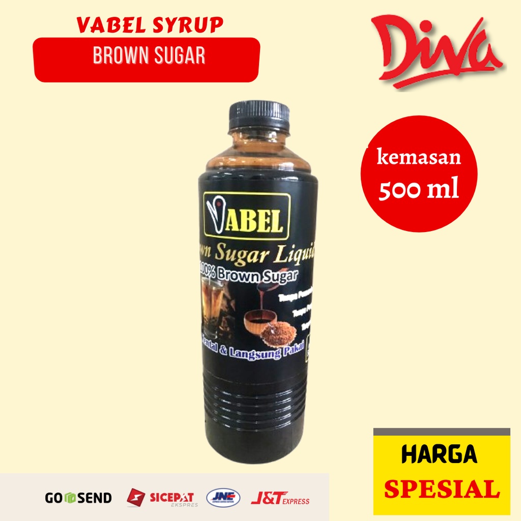 [500ml] Vabel Brown Sugar Syrup / Sirup Brown sugar