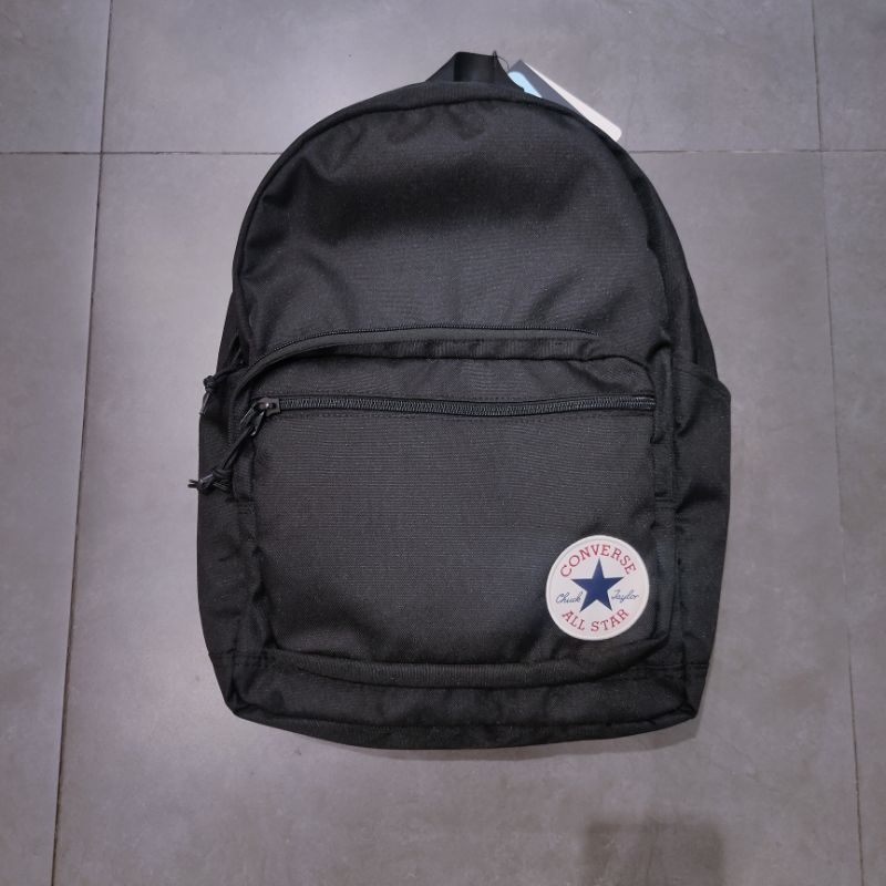 TAS CONVERSE BLACK 3 SLOT 100% ORIGINAL RESMI PT MAP