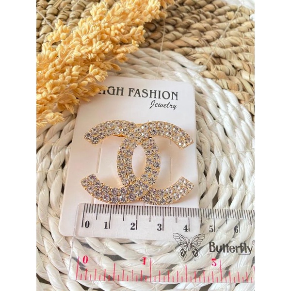 Bros chanel ,( Bisa COD) bross channel, bros channel, bross hijab , bross bahu, bros chanel-CHN H Gold