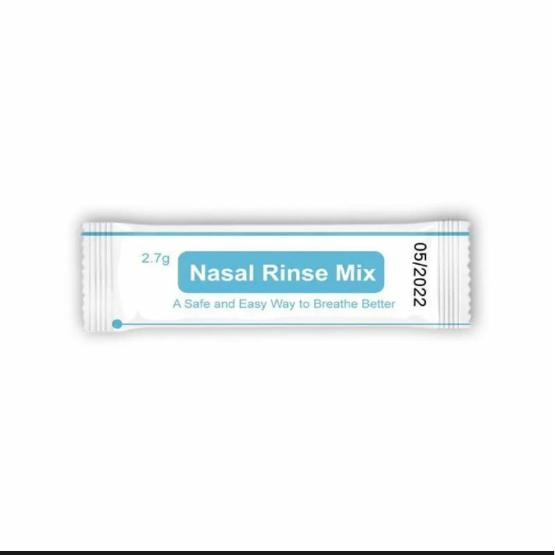 Nasal Rinsel Garam untuk Alat Pembersih Hidung minimal pembelian 10 saset