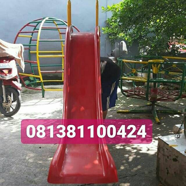 Seluncuran fiber perosotan anak mainan paud mainan tk taman bermain free ongkir jkt