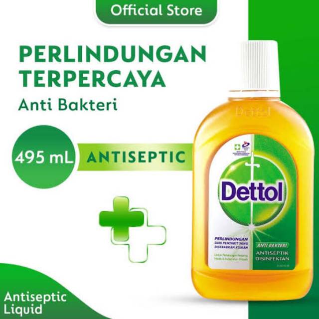 DETTOL ANTIBAKTERI ANTISEPTIK CAIR 495 ML