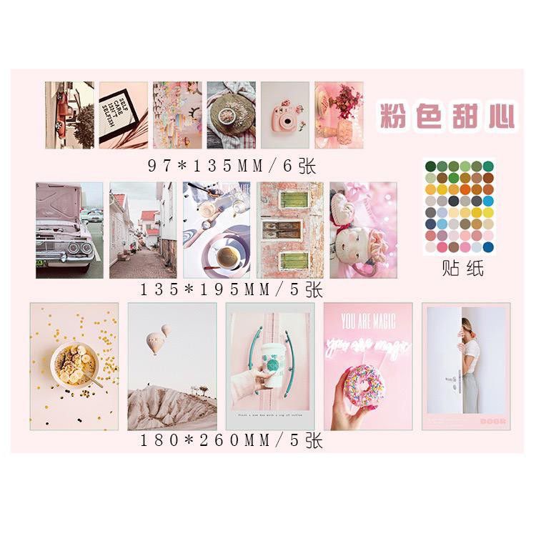 Dekorasi Kamar Poster Card Photocard Journaling Wall Decor Sticker Tempelan Dinding Perempuan Anak Meja Belajar Aesthetic