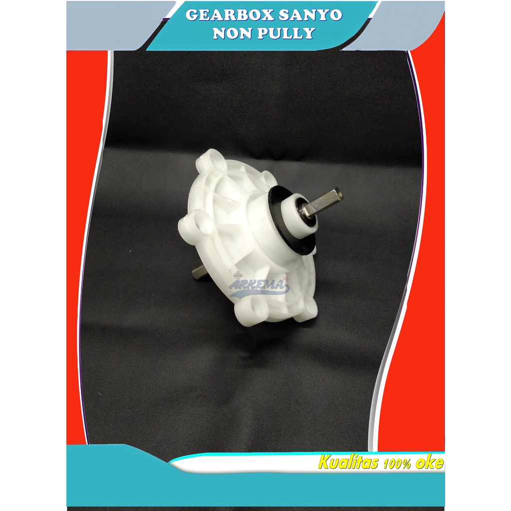 GEAR BOX MESIN CUCI 2 TABUNG SANYO NON PULI TIPIS | GEARBOX / GIRBOX / GERBOX  SANYO UMUM