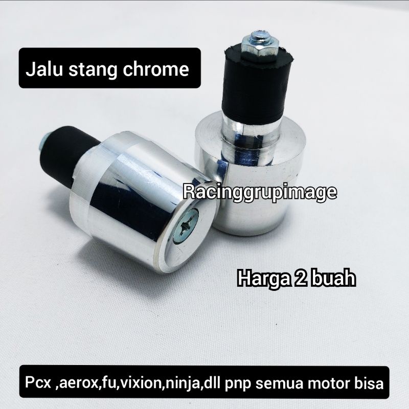 jalu stang pcx asli chrome