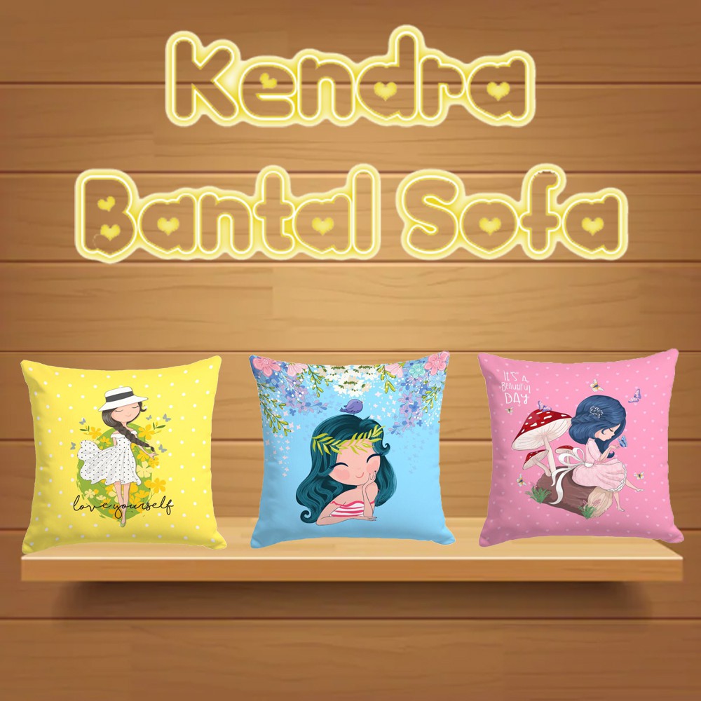 Kendra Bantal  Kursi  Sofa Karakter  Princess Wonderful 40x40 