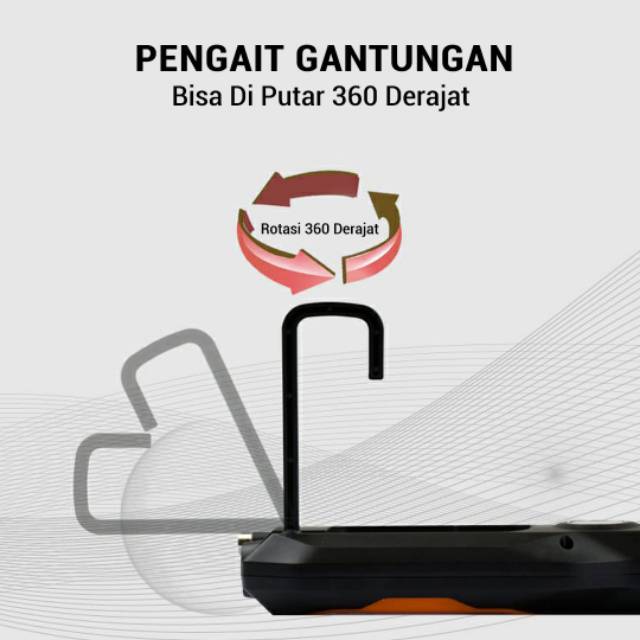 Lampu senter camping magnet gantung serbaguna AYOTO WL 01 cas an