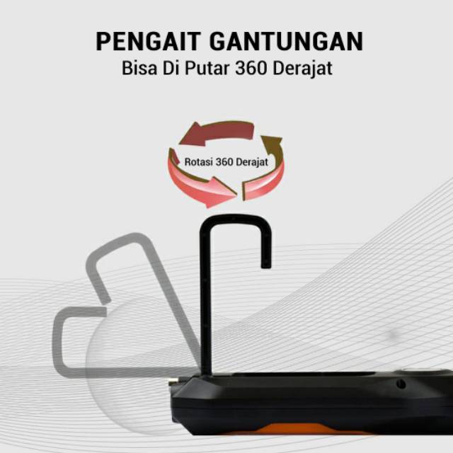 Lampu senter camping magnet gantung serbaguna AYOTO WL 01 cas an