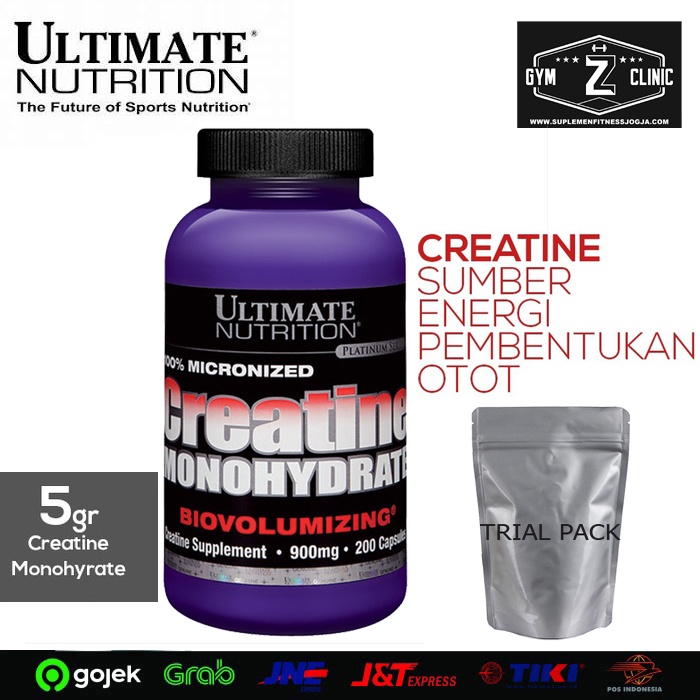 ULTIMATE NUTRITION UN Creatine Monohydrate Caps Eceran  Kapsul 900 Mg