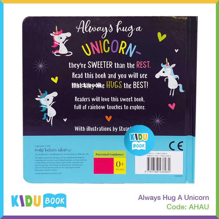 Buku Cerita Bayi dan Anak Always Hug A Unicorn Kidu Baby