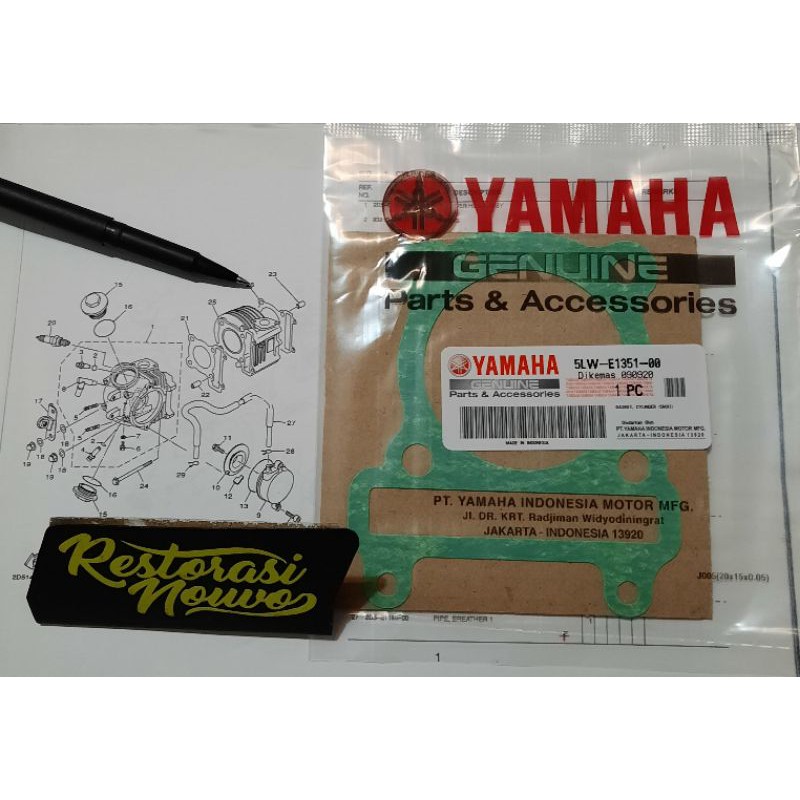 Paking Blok seher nouvo perpak blok nouvo paking blok mio paking kertas block seher mio nouvo gasket