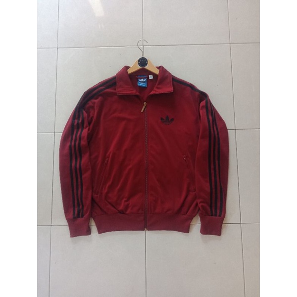 Tracktop adidas firebird maroon