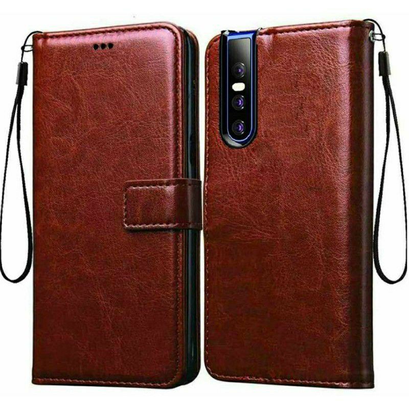 Flip Case VIVO V15 / V15 Pro ( v15/v15 pro ) Vivo 1819 / Vivo 1818 Casing Cover Leather Wallet PU - 