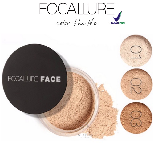 Focallure Super Fine Loose Powder Bedak Tabur Face Powder 3 Colours FA-15 FA15 FA 15