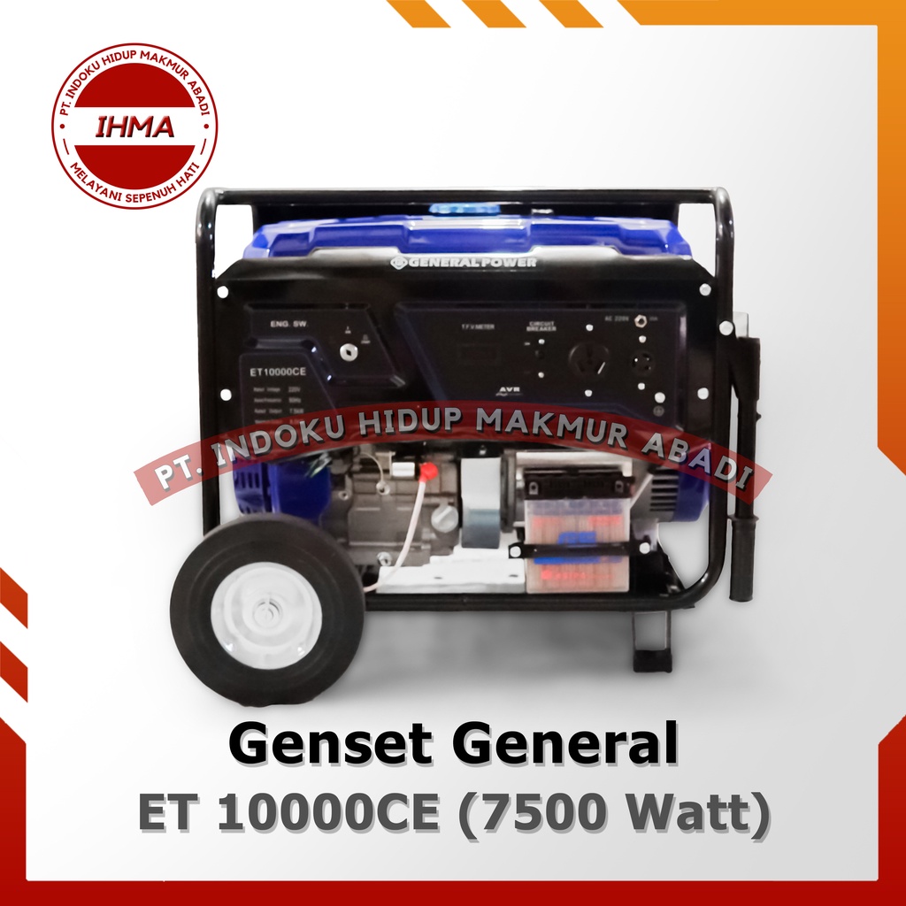 Genset Listrik Bensin General ET 10000 CE - Gasoline Generator