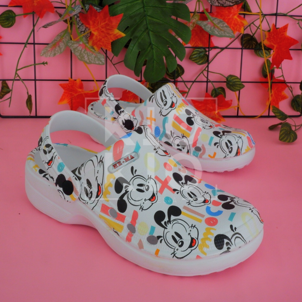 Sandal Kodok  Printing / New Arrival Sendal Kodok Printing / Sandal Rumah EVA Pria dan Wanita 888W