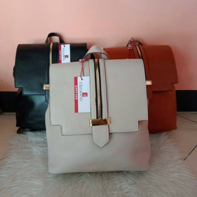 Jual Tas Ransel Wanita Elizabeth | Shopee Indonesia