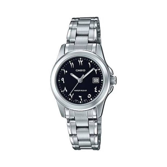 Jam Tangan Wanita Casio Arabic Type LTP-1215A-1B3 Original