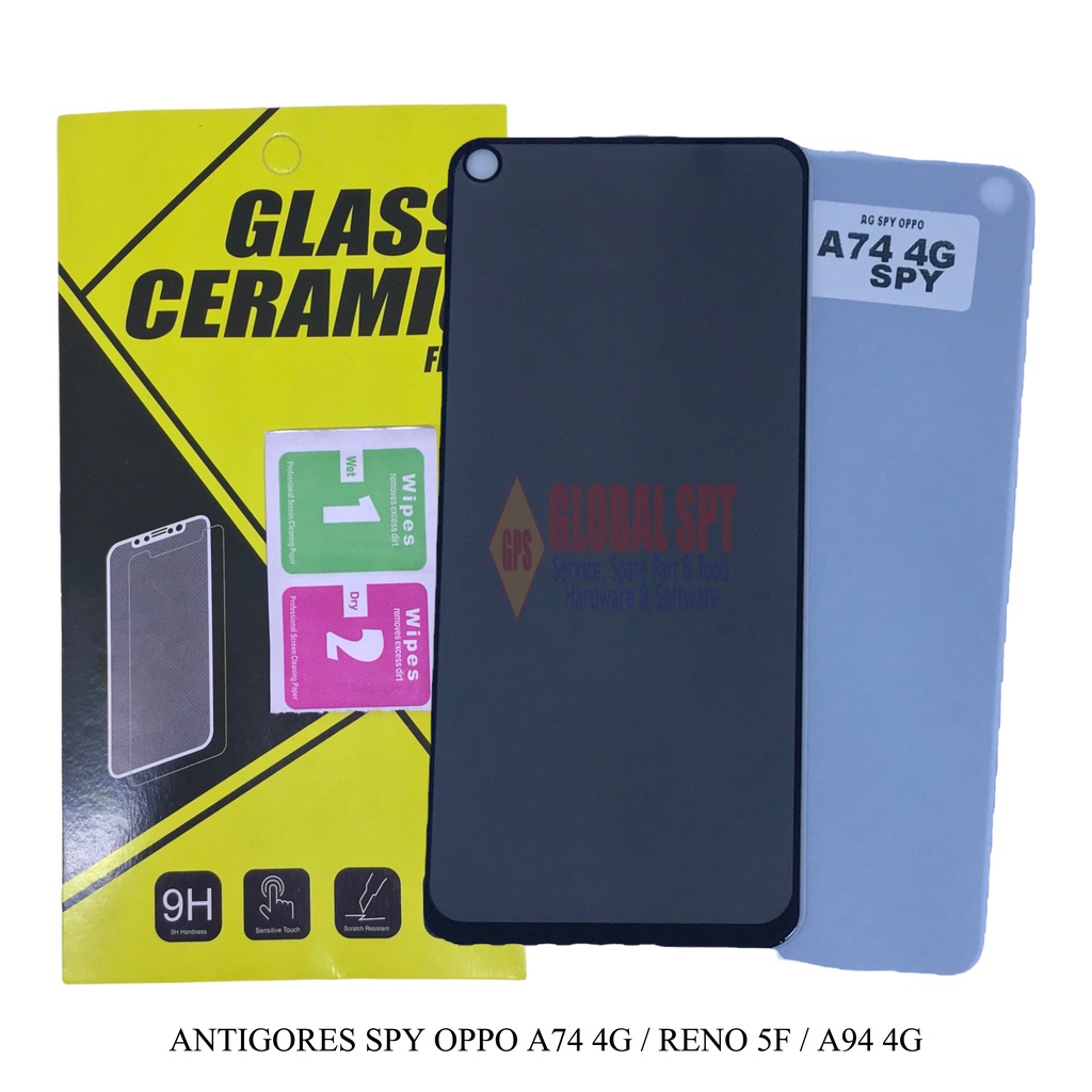 SPY OPPO A74 4G / ANTIGORES / TEMPERED GLASS OPPO A94 4G / 5F
