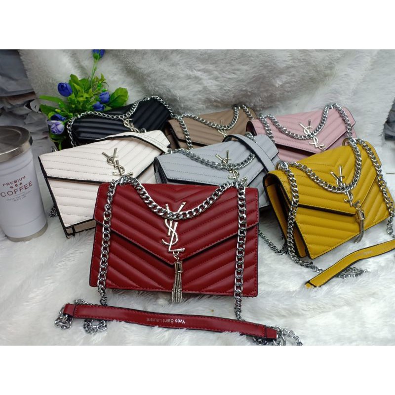 [ ✅COD WB 3309] YSL TAS SELEMPANG WANITA IMPORT