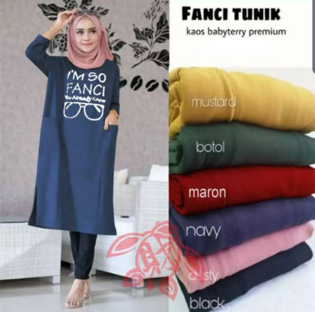 TUNIK FANCI 4 warna