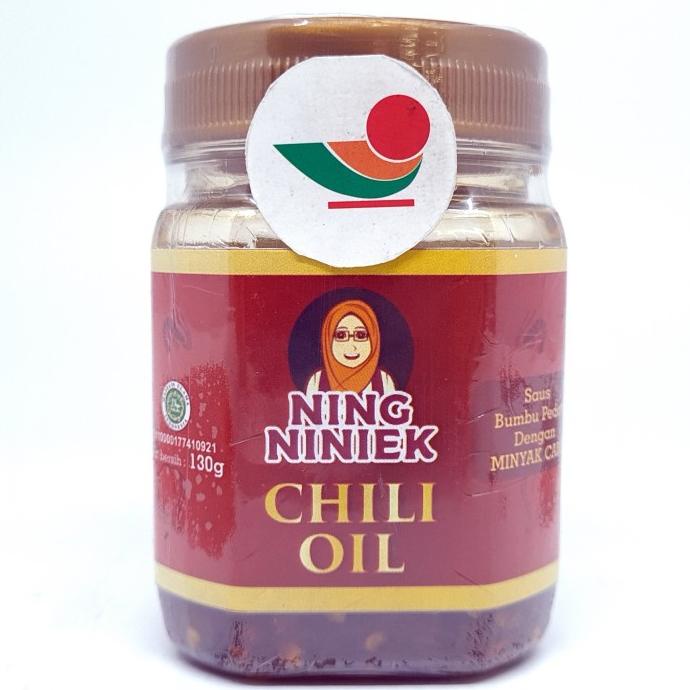 

] NING NINIEK CHILI OIL 130gr | SAMBAL SAUS BUMBU PEDAS DENGAN MINYAK