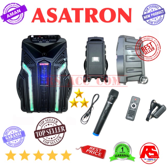 PORTABLE MEETING PA SPEAKER ASATRON 12 INCH