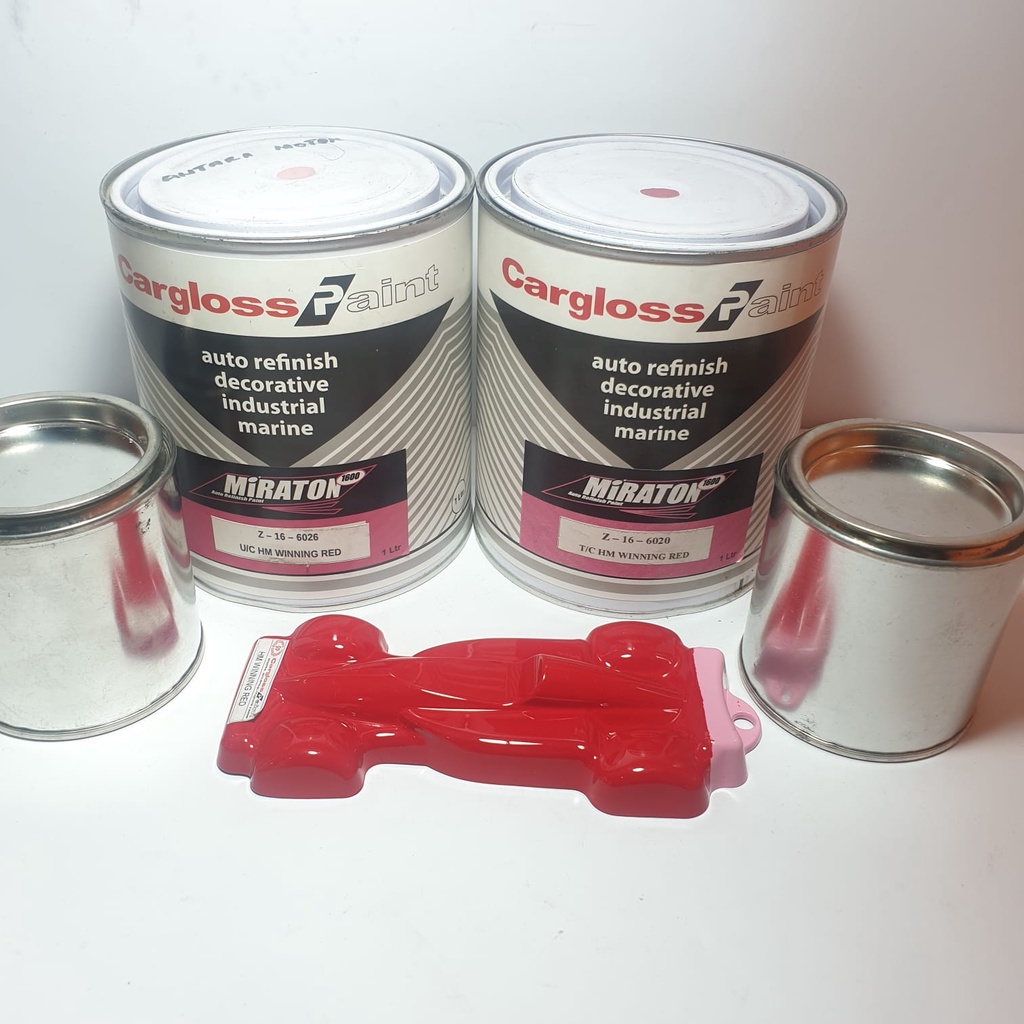 Cat Manual Warna Original OEM UC TC Asli Merah Cabe Honda Supra Beat Kharisma Cargloss Miraton Winning Red 200 ML