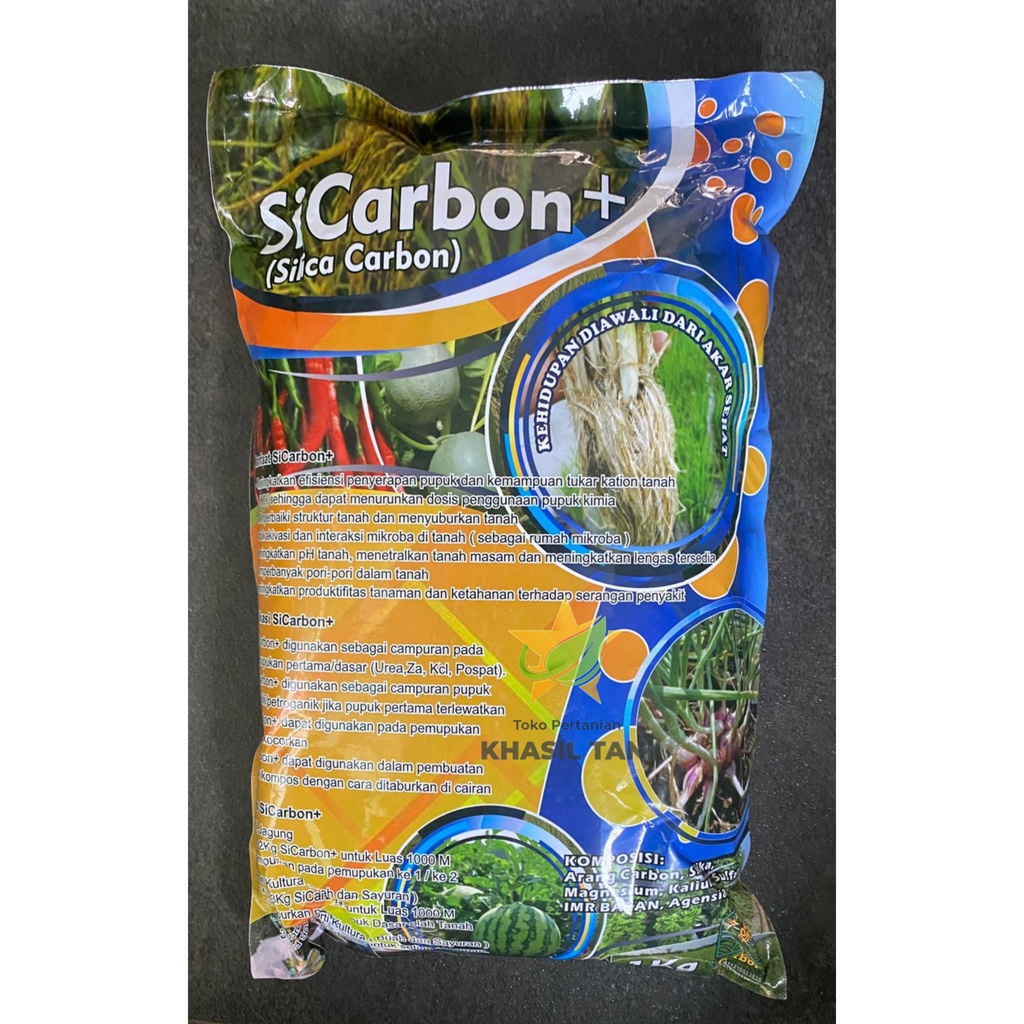 Pupuk Sicarbon Carbon Silika 1kg Asam Humat Si Carbon Sicarbon+ Sicarbon Plus
