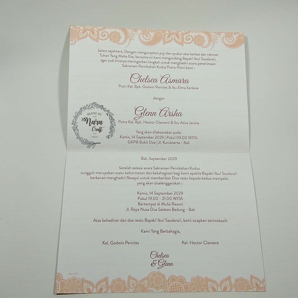 4400 Koleksi Contoh Undangan Tasyakuran Ngunduh Mantu Gratis