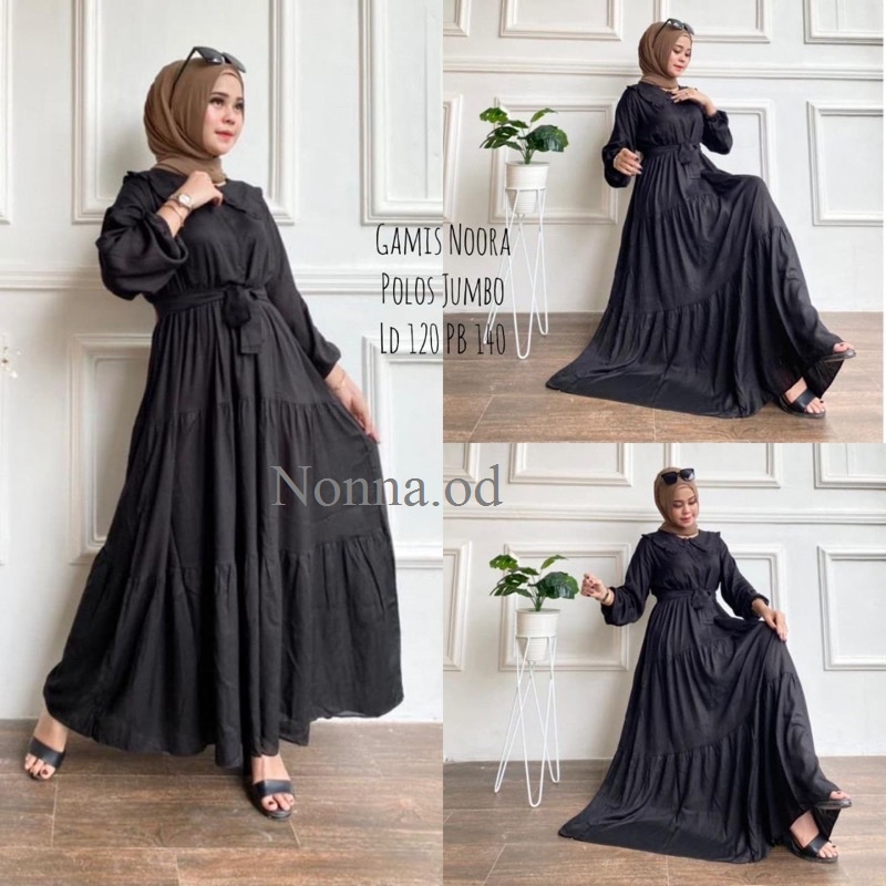 GAMIS SUSUN REMPEL RAYON MUSLIM