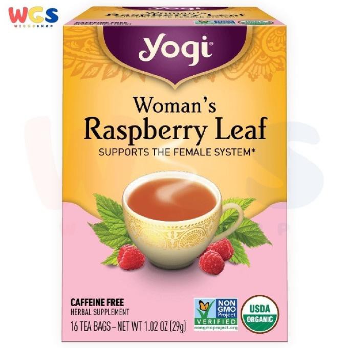 

Jual Yogi Tea Womans Raspberry Leaf Support The Female System 16 Tea Bags Teh