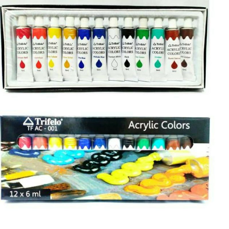 

Trifelo Cat Acrylic Isi 12 Warna