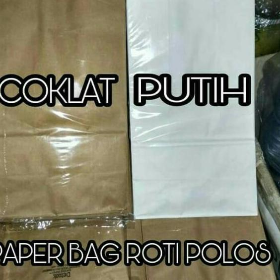 

PAPER BAG ROTI POLOS / KERTAS PEMBUNGKUS / KANTONG ROTI