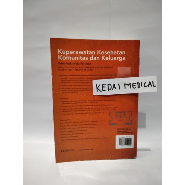 BUKU KEPERAWATAN KESEHATAN KOMUNITAS DAN KELUARGA ELSEVIER TERLARIS