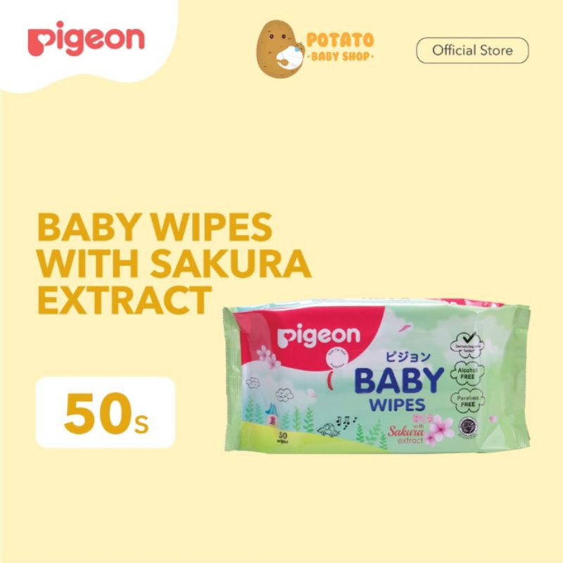 Pigeon Baby Wipes Sakura