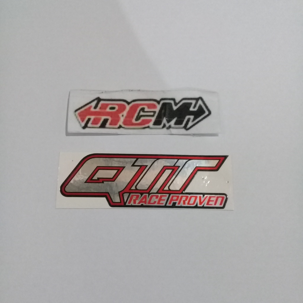 STIKER STICKER QTT RACE PROVEN UK 8.5 CM 8.5CM ORI ORIGINAL QTT ASLI