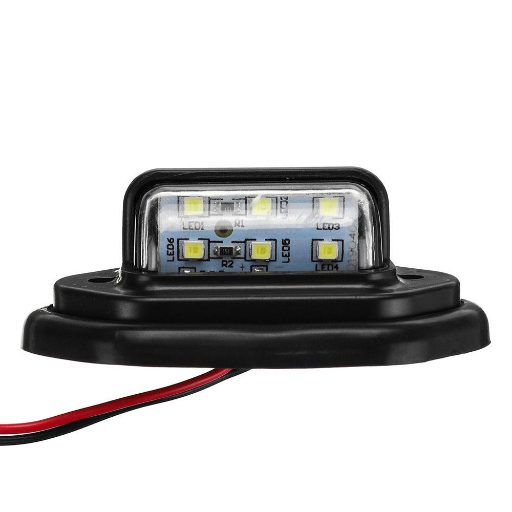 Lanfy Lampu Mobil Awet 10-30V Waterproof Lampu LED Super Terang 6LED Lampu Truk