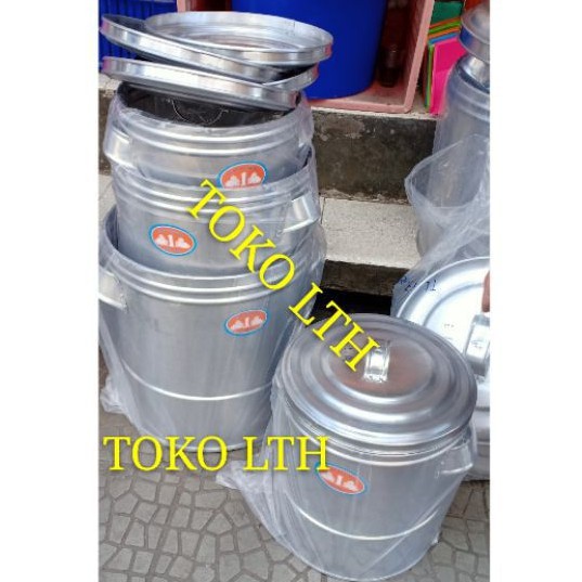 DANDANG LANGSENG PANCI KUKUS NASI STEAMER JUMBO 35 40 45 CM BESAR ALUMUNIUM