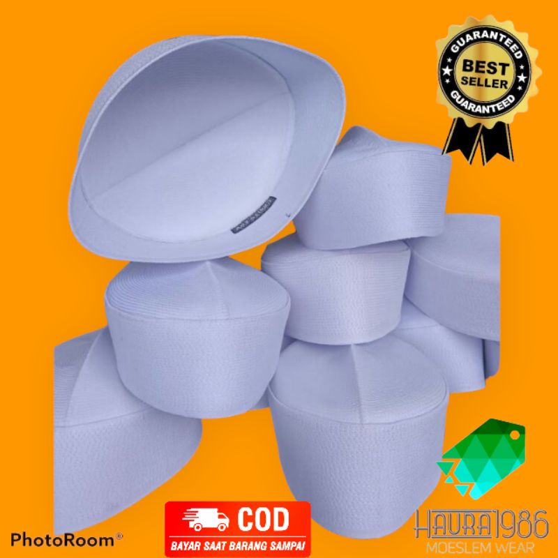 Peci Putih Peci Batok ADZ-DZIKRO Peci Habib Bahar