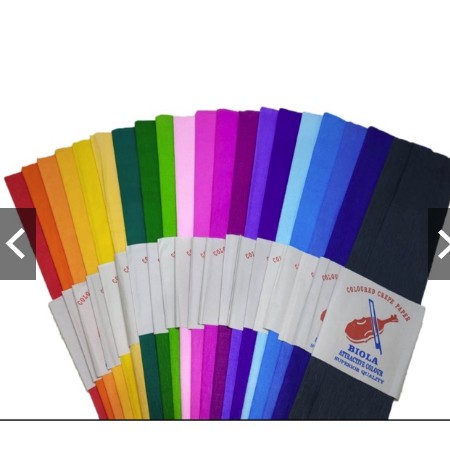 

MURAH - Kertas krep dg berbagai warna