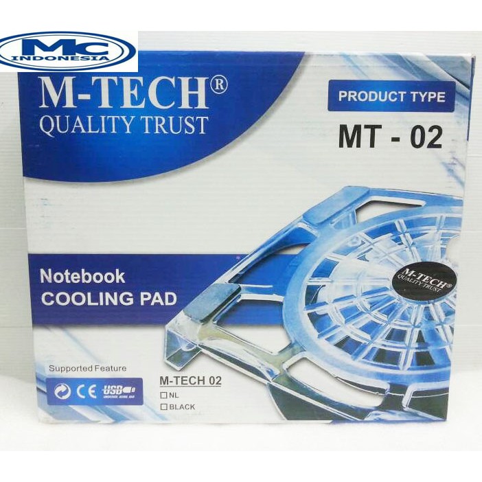 Cooling Pad Mtech MT -02 Laptop /Netbook / Notebook