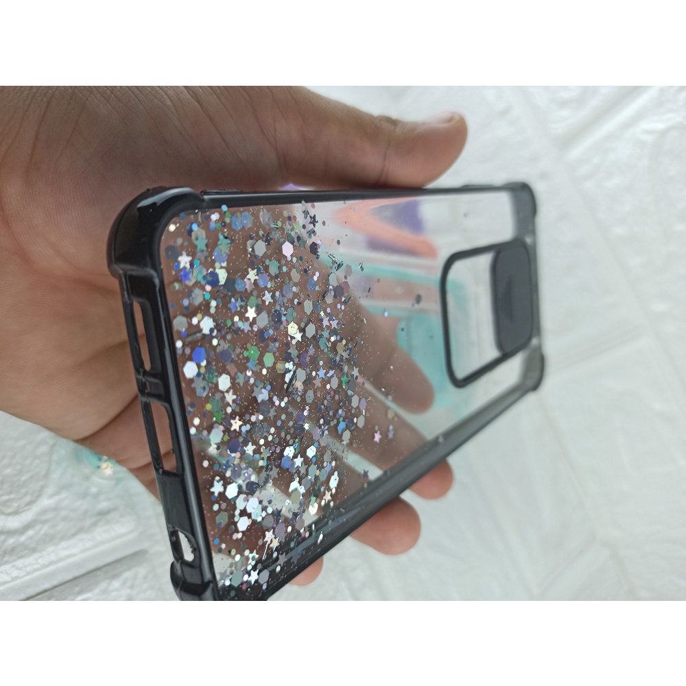 Xiaomi Redmi Note 8/Redmi 9T/Note 9 Pro Max GLITTER CASE SLIDE KAMERA PROTECTION/Anti Crack