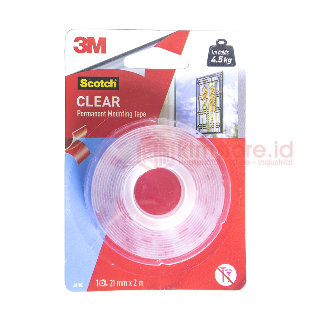 3M Scotch Double Tape VHB Mounting Transparant 4010C 21 mm x 2 m