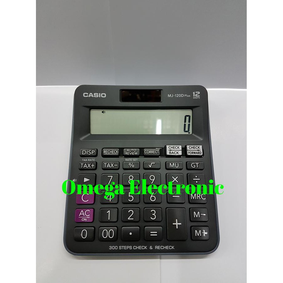 

Casio Desktop MJ-120D Plus - Kalkulator Meja Office Check Correct MJ