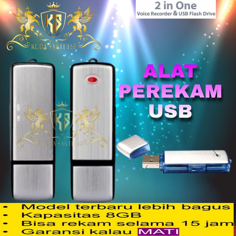 Alat Perekam Suara Mini Tersembunyi Alat rekam Suara Voice Recorder usb ORY 100%  (Bisa pakai OTG HP buat dengar)