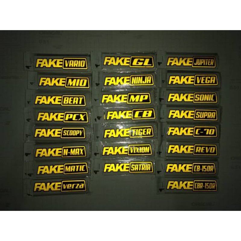 cutting sticker reflektif fake...........