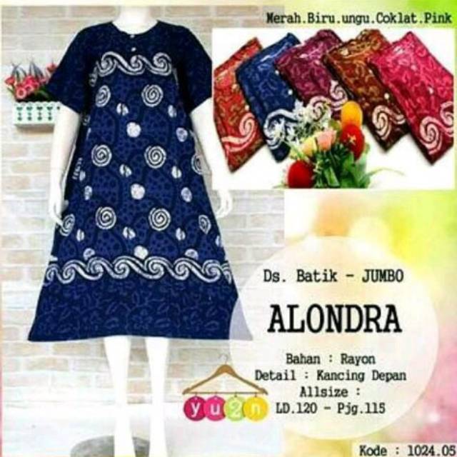 DASTER JUMBO BATIK JUMBO ALONDRA GROSIR MURAH ASLI PEKALONGAN