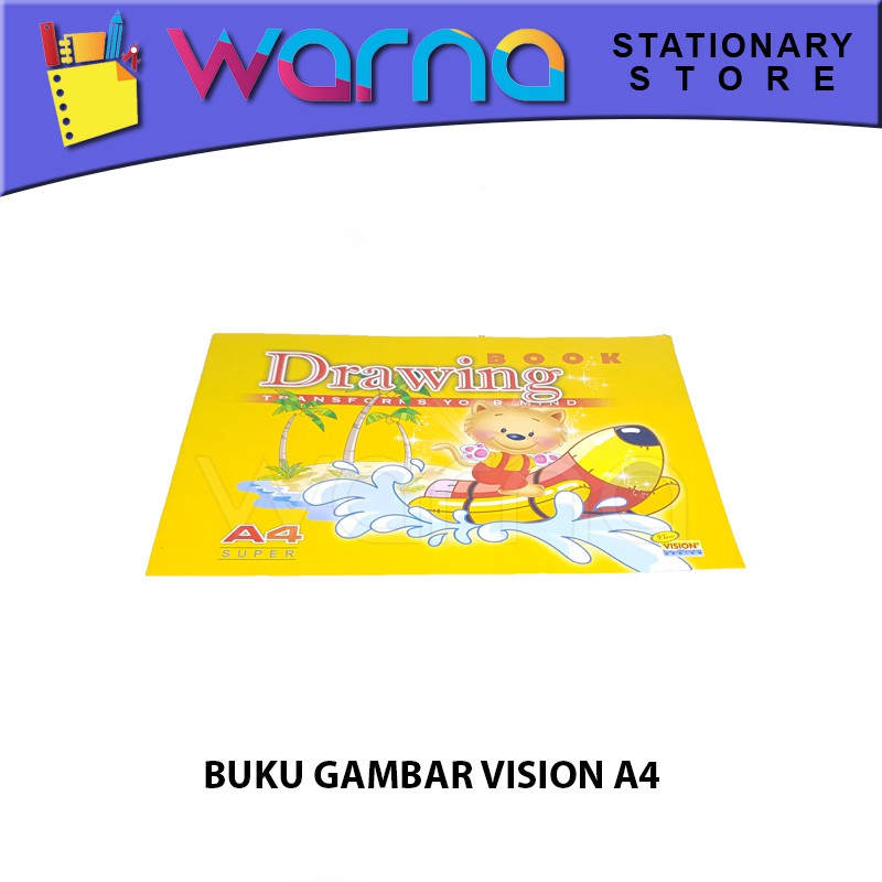 

BUKU GAMBAR DRAWING BOOK VISION A4